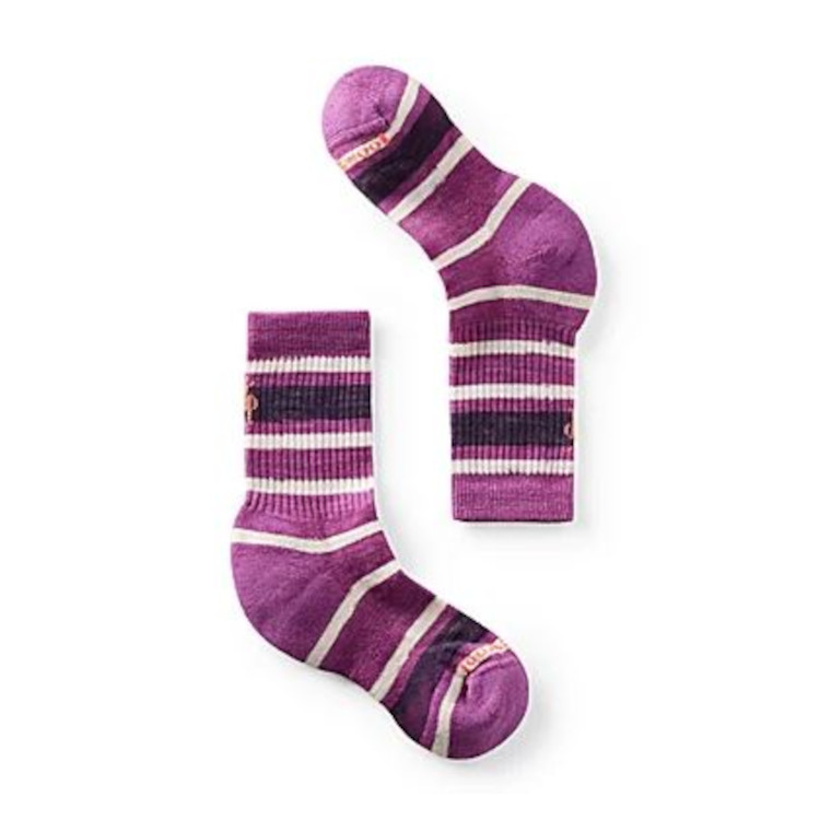 Smartwool Hike Light Cushion Striped Crew Socks – Kid’s